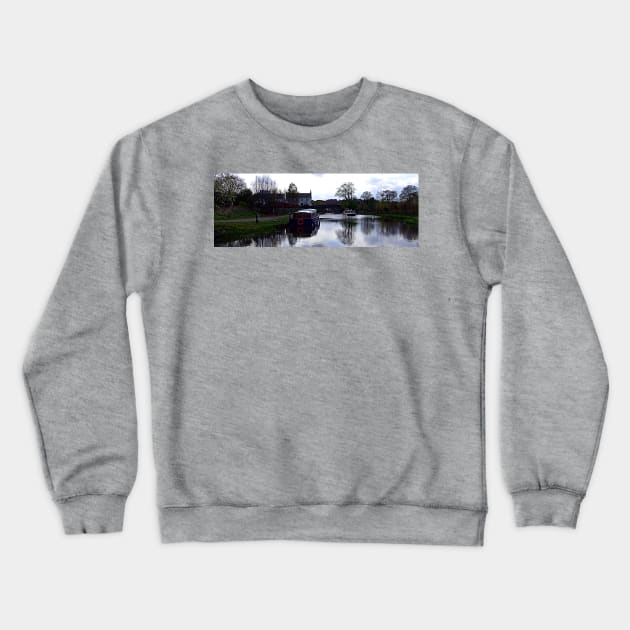 Union Canal at Ratho Crewneck Sweatshirt by tomg